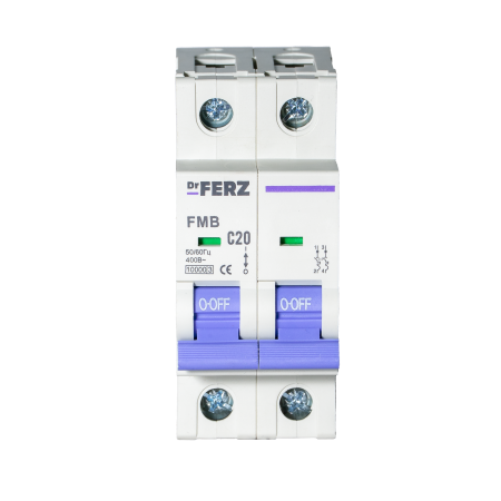 FMB-C 10kA 2P 20 х-ка C Автоматический выключатель